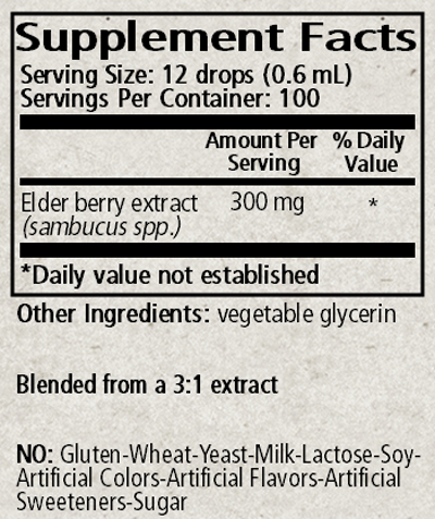 Elderberry Syrup 2 fl oz